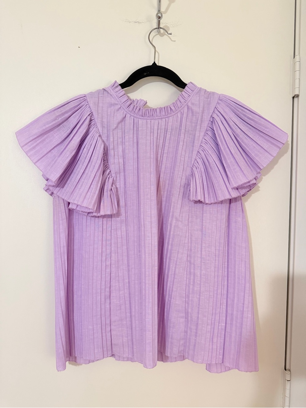 Sea New York Lilac Flutter Sleeve